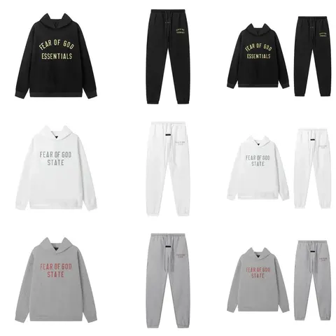 Fear of God Essentials and State Hoodies and Joggers Collection
