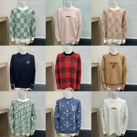 Luxury Brand Knit Sweater Collection