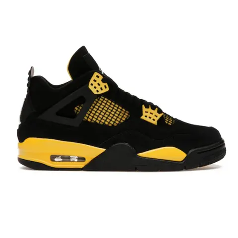 Air Jordan 4 Black and Yellow