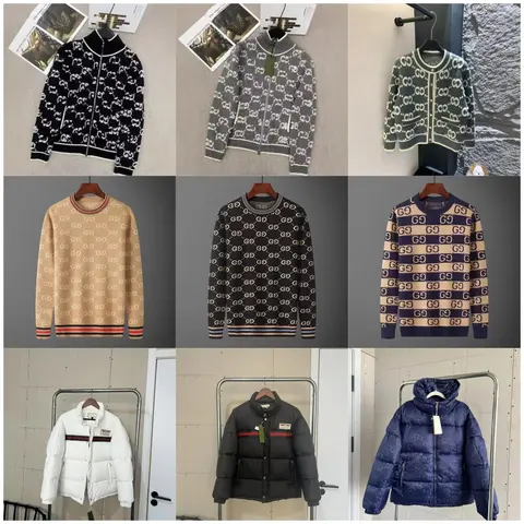 Gucci GG Pattern Knitwear and Puffer Jacket Collection