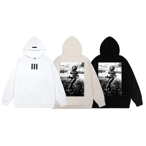 Three Color Hoodie Collection with Photo Print