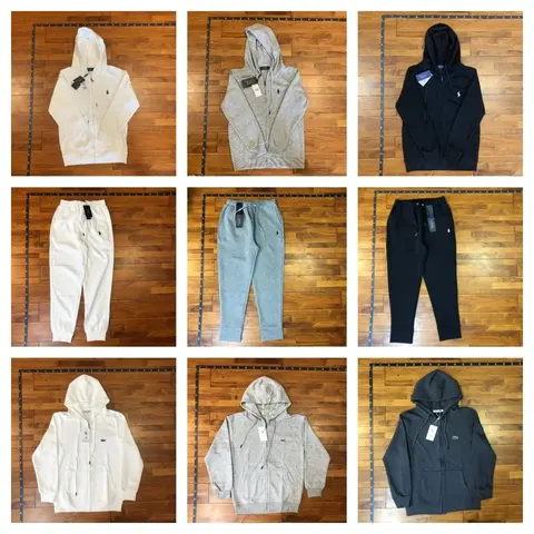 Polo Ralph Lauren and Lacoste Hoodies and Sweatpants Collection