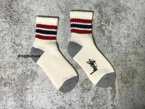 STU Wool Blend Socks with Terry Bottom