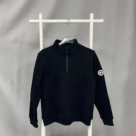 Canada Goose Black Quarter-Zip Sweater