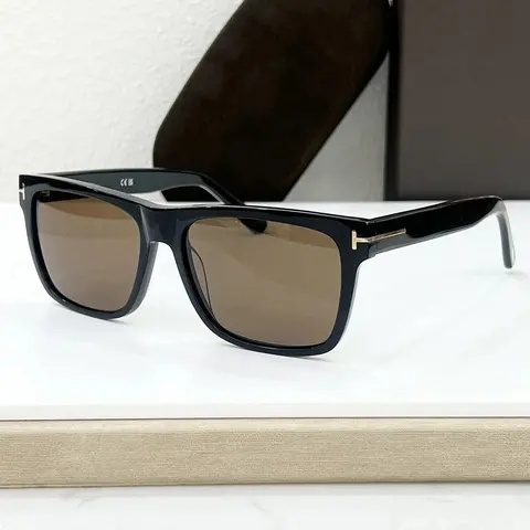 Tom Ford Black Frame Brown Lens Sunglasses