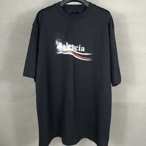 Balenciaga Oversized Black T-Shirt