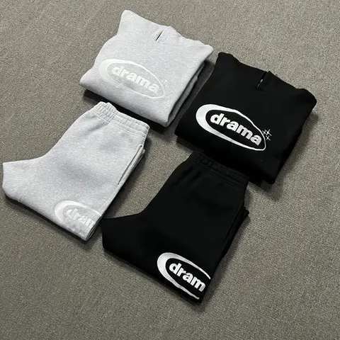 Drama Logo Sweatshirt and Sweatpants Set