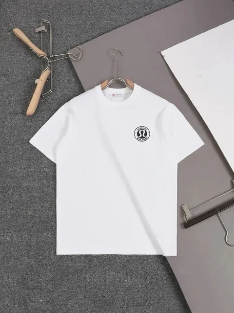 Lululemon White Logo T-Shirt