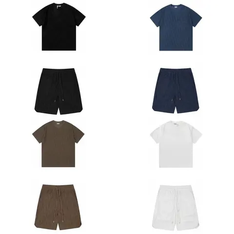Men's Basic T-Shirt and Shorts Set Collection