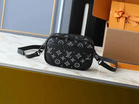 Louis Vuitton Black Monogram Crossbody Bag