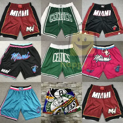 NBA Team Basketball Shorts Collection - Miami Heat, Boston Celtics, Cleveland Cavaliers
