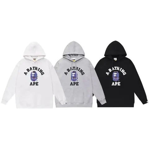 A Bathing Ape College Logo Hoodie Collection