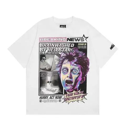 Hellstar Breaking News Brainwashed by Hellstar T-Shirt