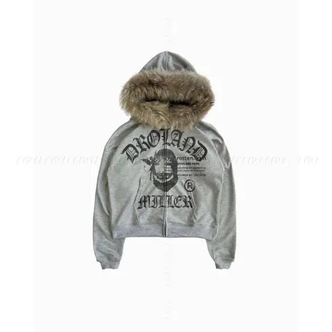 Roland Miller Faux Fur Hoodie