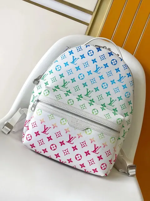 Louis Vuitton White Multicolor Monogram Backpack