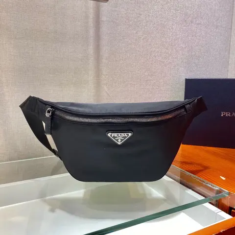 Prada Black Nylon Waist Bag
