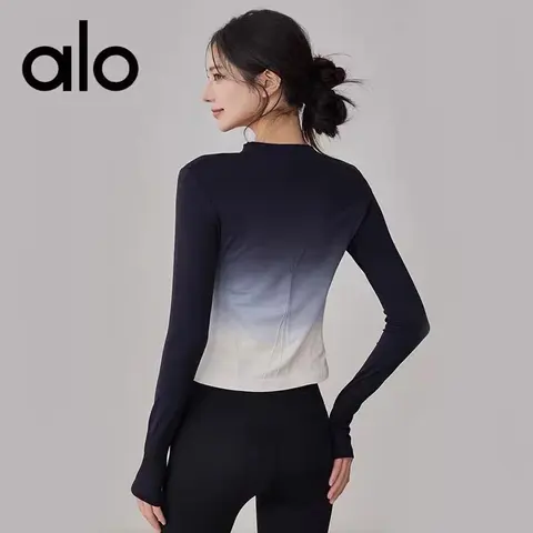 alo Ombre Long Sleeve Top