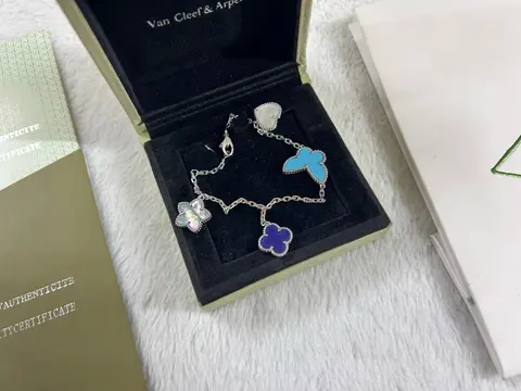 Van Cleef & Arpels Alhambra Necklace with Multi-Color Clovers