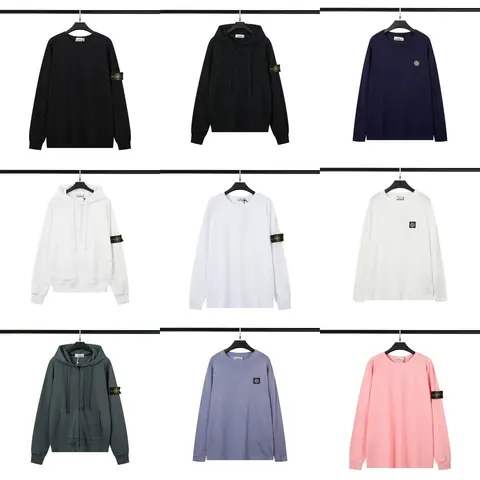Stone Island Collection - Long Sleeve Shirts and Hoodies