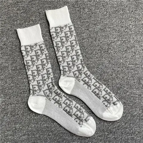 Patterned Crew Socks