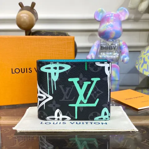 Louis Vuitton x Virgil Abloh Monogram Graffiti Wallet