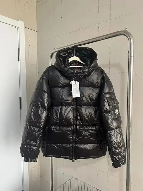 Moncler Black Quilted Down Jacket