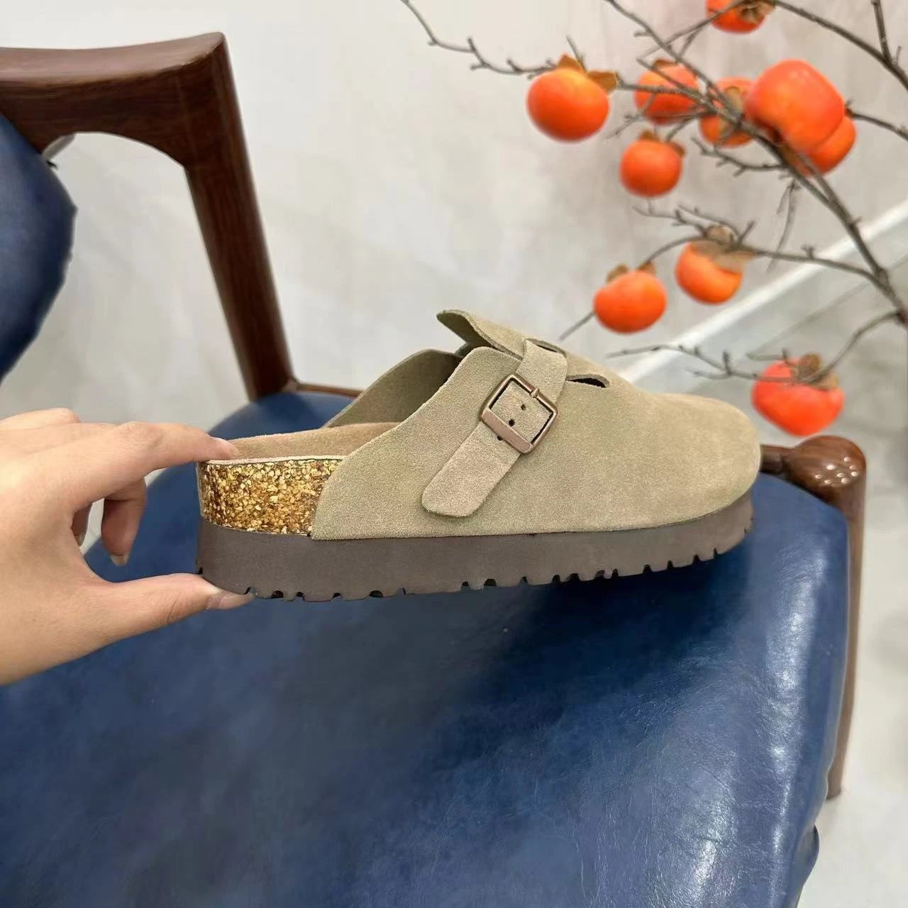 厚底5CM羚羊棕