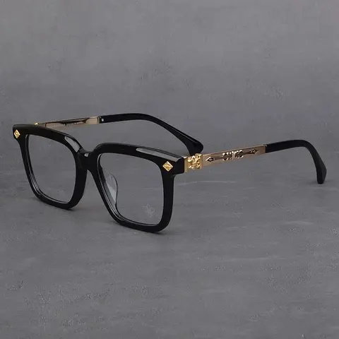 Black and Gold Decorative Eyeglasses