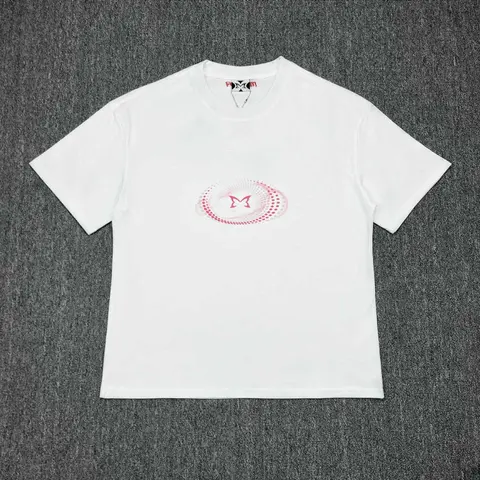 Mertra 粉 M 标白色短袖 M Print Short Sleeve 宽松T恤男女款潮