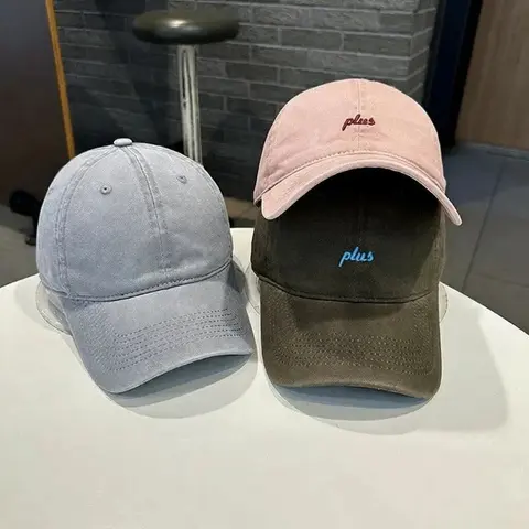Plus Brand Embroidered Baseball Caps