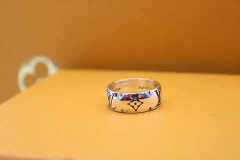 Louis Vuitton Monogram Silver Ring
