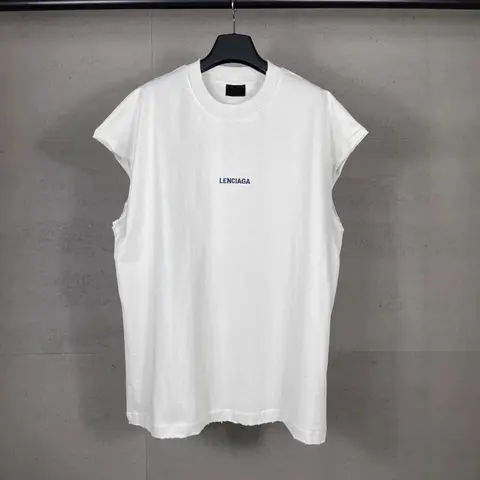 Balenciaga White Logo T-Shirt