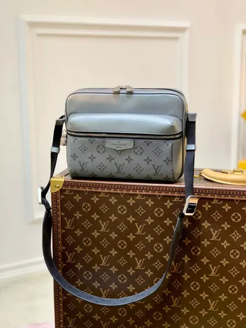 Louis Vuitton Grey Monogram Crossbody Bag