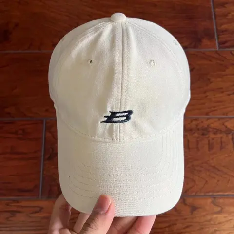 Bally White Baseball Cap