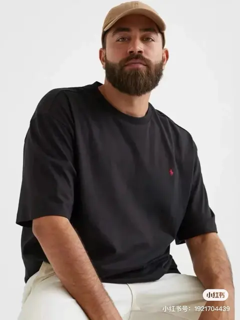 Polo Ralph Lauren Black Cotton T-Shirt
