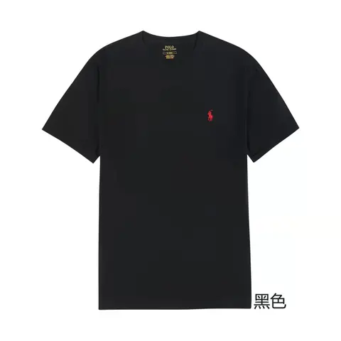 Polo Ralph Lauren Black Cotton T-Shirt