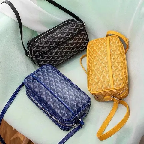 Goyard-Style Monogram Crossbody Bags Collection