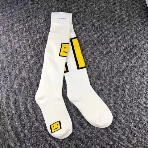 Acne Studios 2021 Smiley Face Terry-Cotton Socks