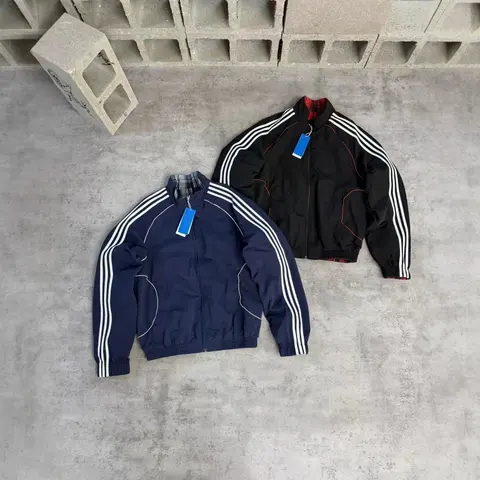 Adidas Track Jackets - Navy and Black