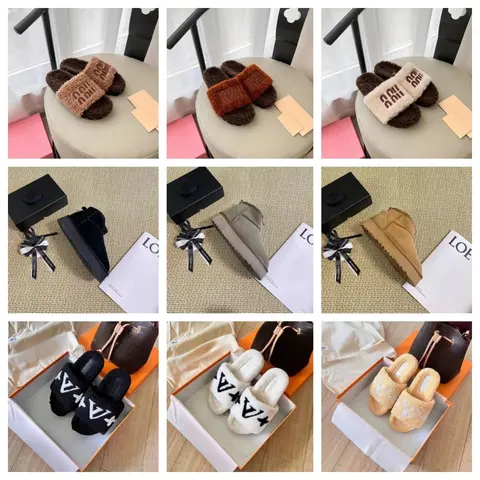Luxury Brand Slippers Collection