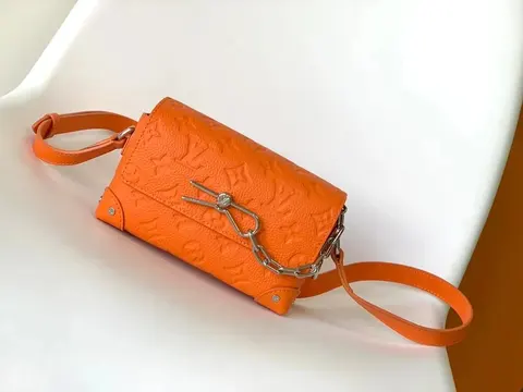 Louis Vuitton Orange Monogram Empreinte Crossbody Bag