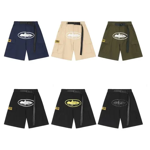 Cargo Shorts with Ship Logo Patch in Multiple Colors