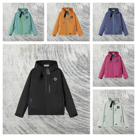 Stone Island Hooded jackets collection