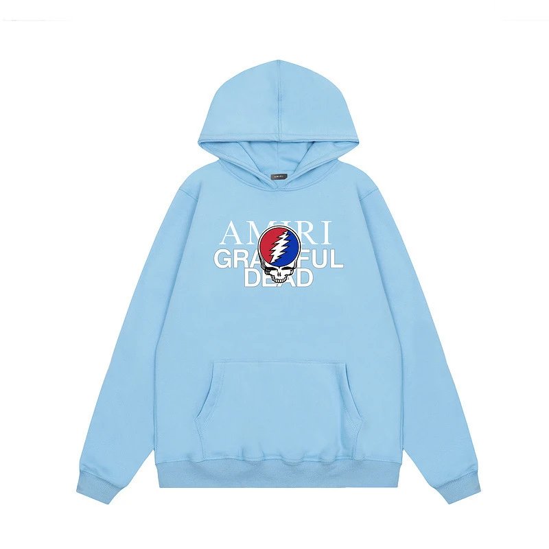 06浅蓝连帽卫衣