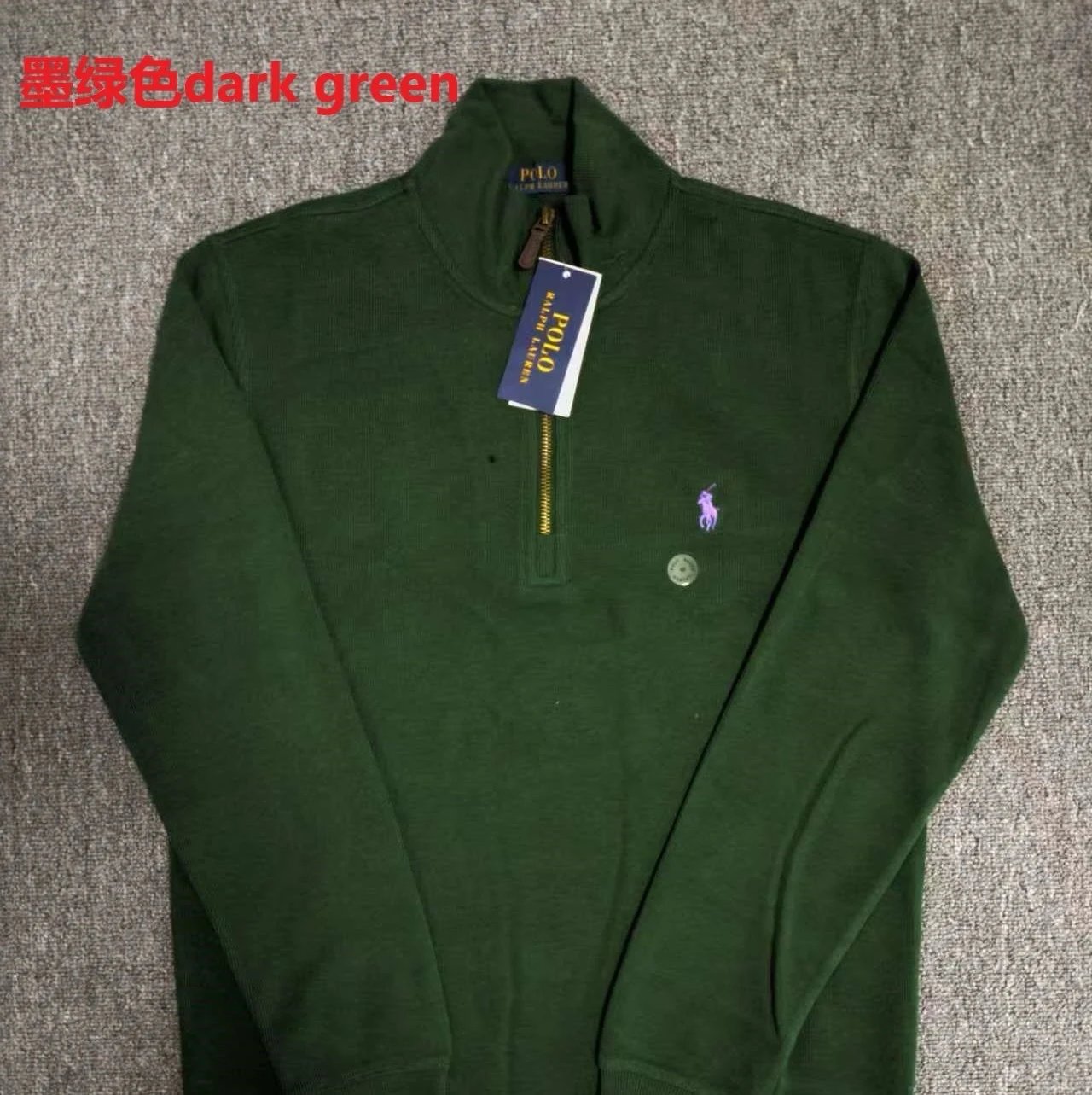 开衫墨绿色dark green