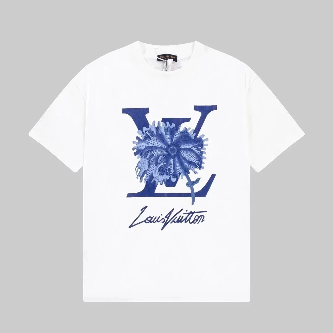 白色蓝花标002