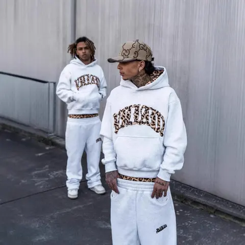 UNLTD Leopard Print Hoodie and Sweatpants Set
