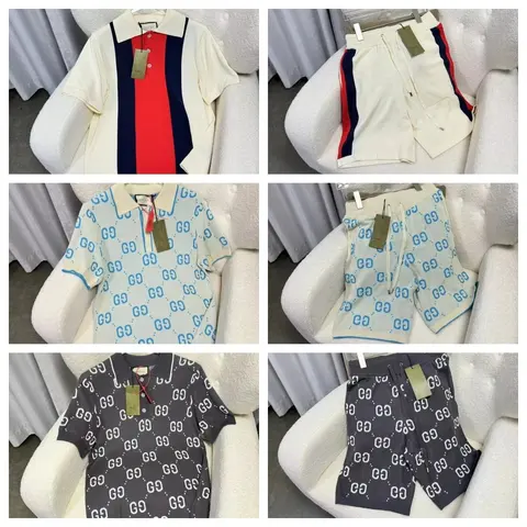 Gucci GG Logo Polo Shirt and Shorts Set
