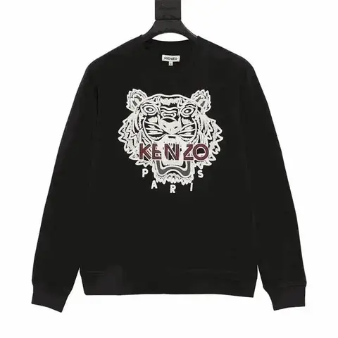 KENZO Paris Tiger Head Embroidered Sweatshirt