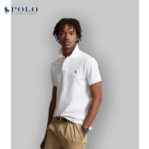 Polo Ralph Lauren White Classic Fit Polo Shirt